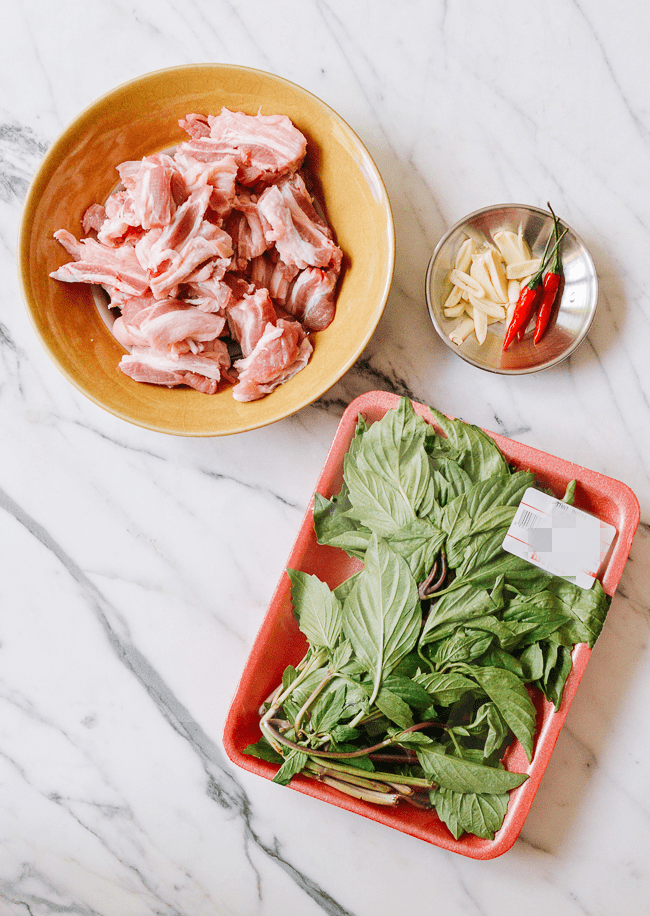 泰式罗勒炒肉,夏天吃饭出身汗比冬天更舒爽