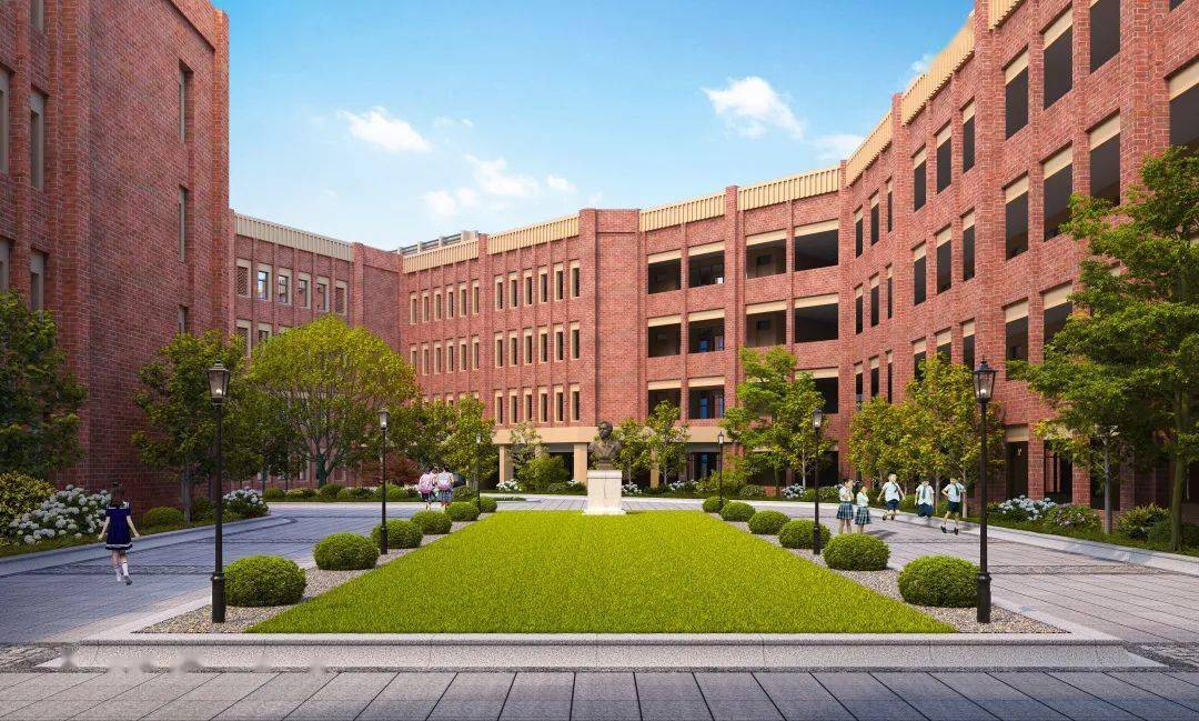 学校地处瓯江口新区,坐落于霓贤路233号,与温州外国语学校初中部相邻.