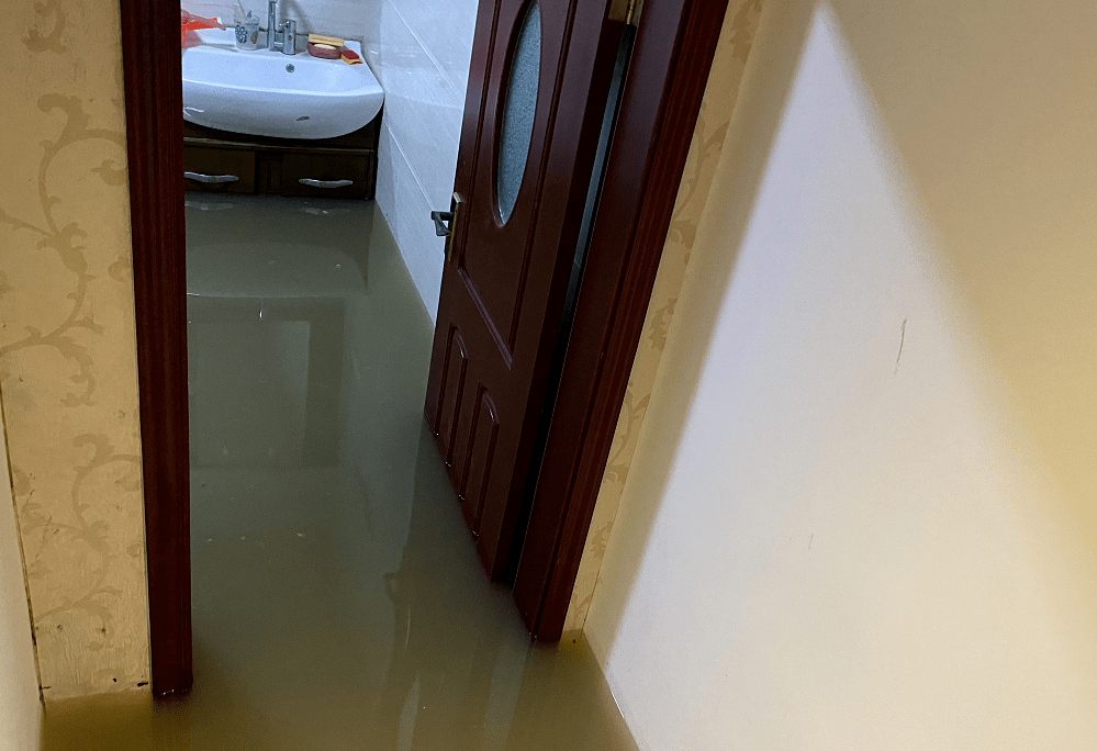 客厅被水淹的图片图片