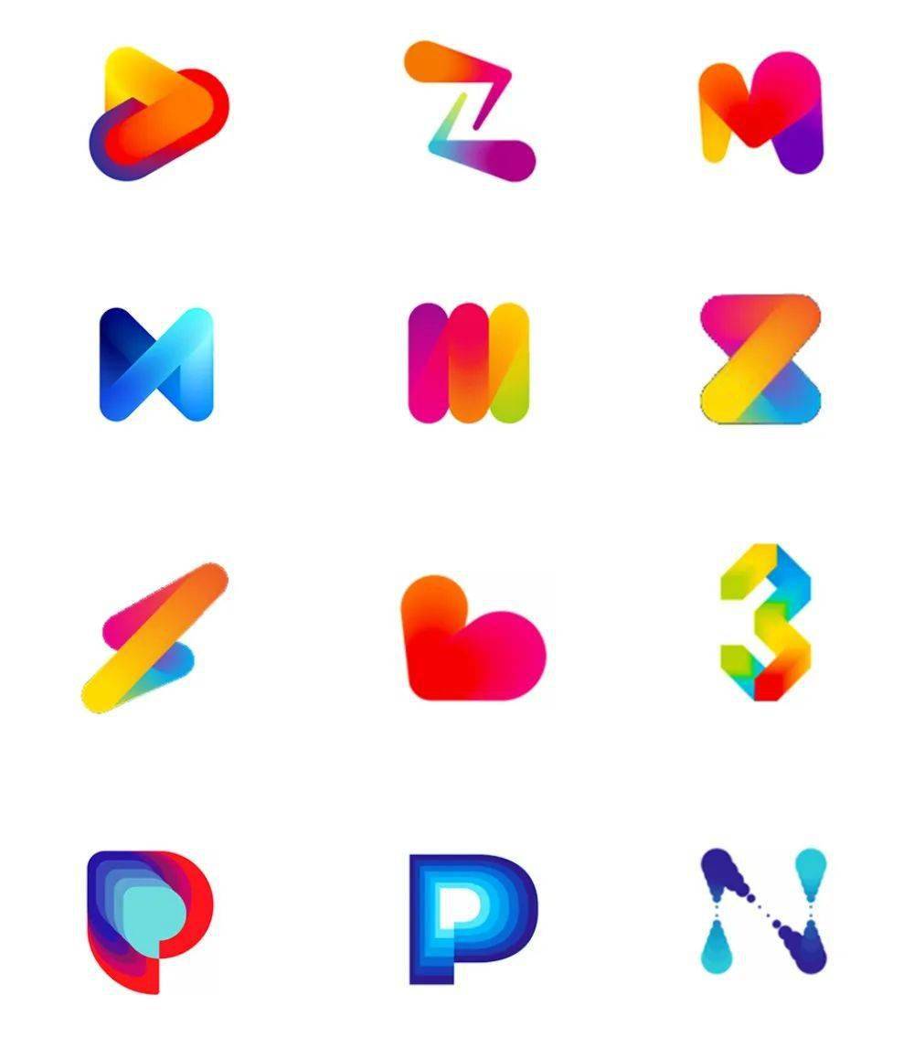 渐变色logo的9大技巧,从入门到放弃._标志