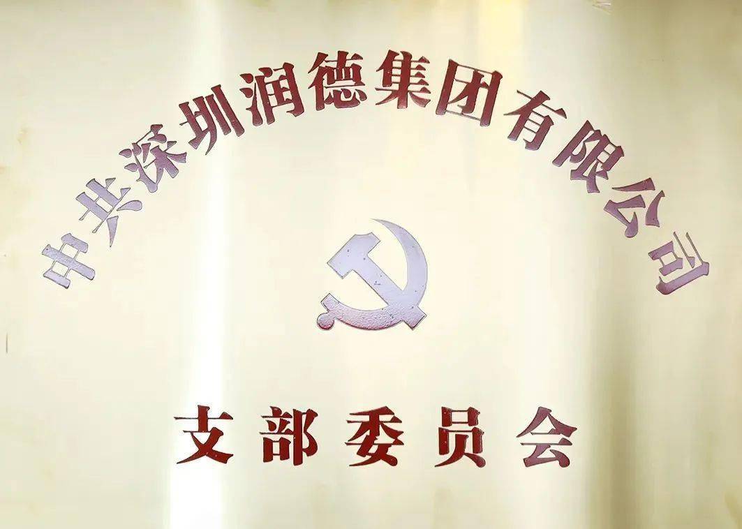 动态邓东书记出席中共深圳润德集团有限公司支部委员会成立揭牌仪式