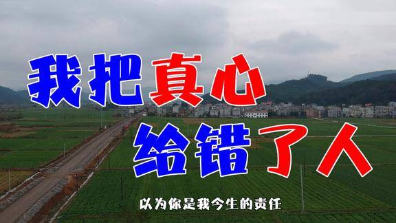 乡愁农村一首我把真心给错了人想起一个人伤心何必难过