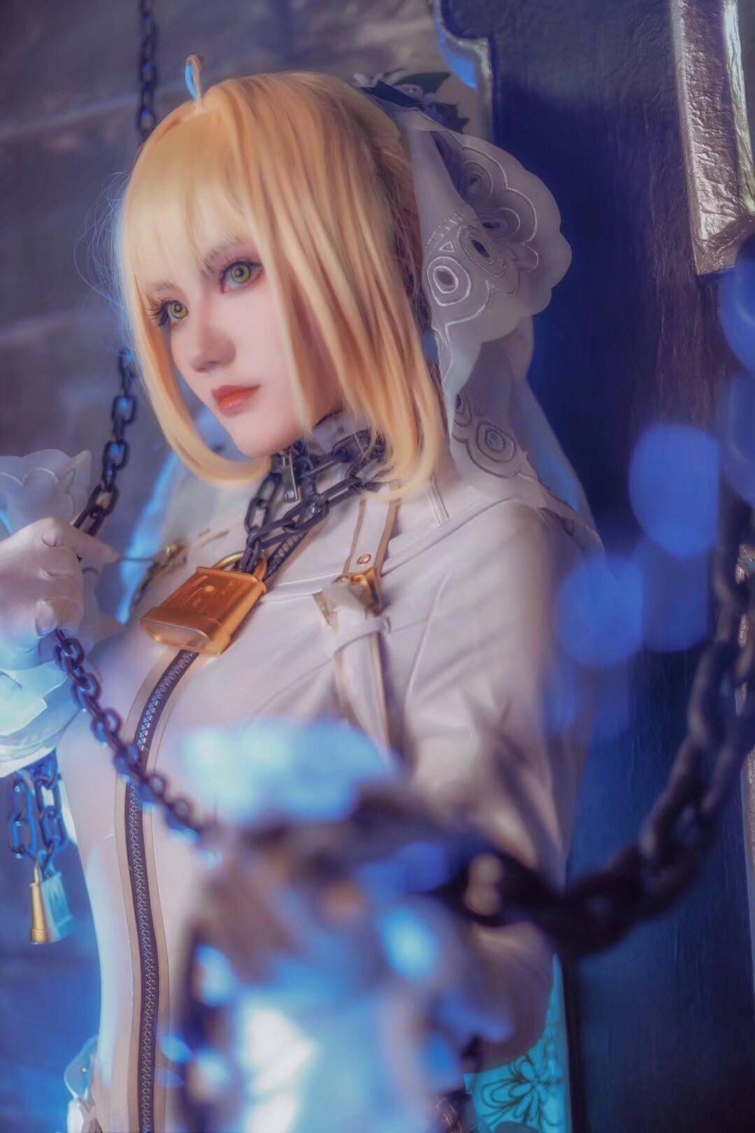 fgo·尼禄 花嫁初始ver cosplay