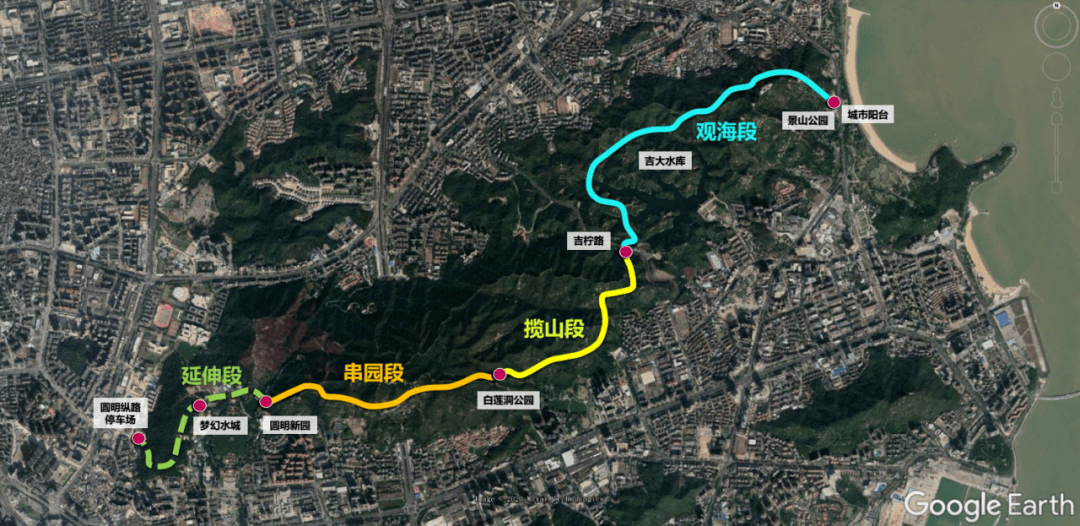 最新规划板樟山情侣路小横琴山统统大升级