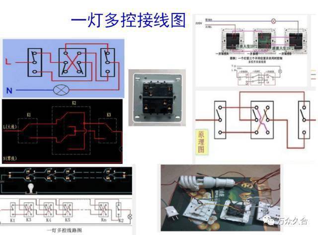 双控开关的原理及开关接线大全图文分析经典