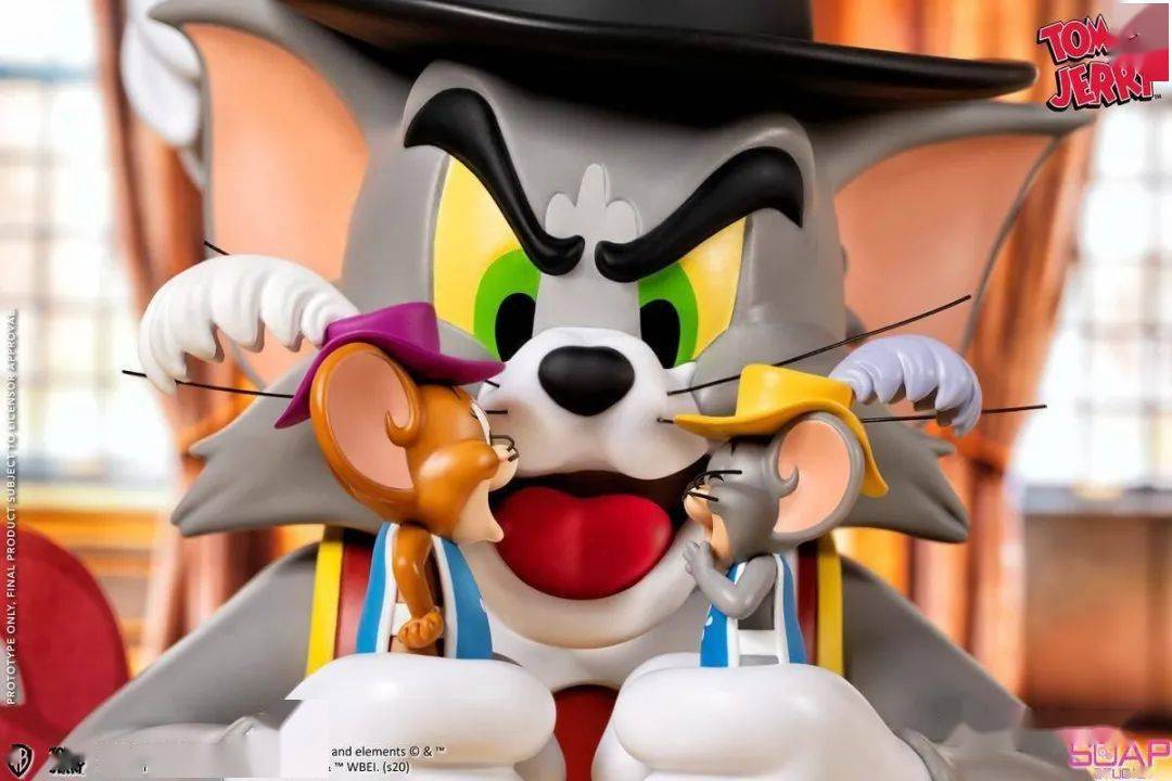 【美系】soap studio 新品 动画 猫和老鼠 三剑客 230mm高 胸像