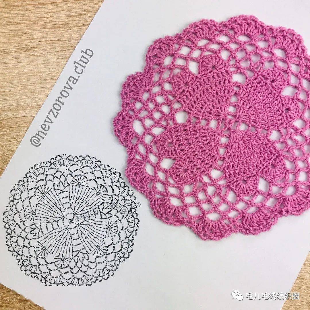 【图解】单元花钩成这样,也太治愈了吧