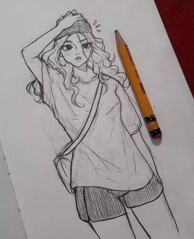 画师的手绘本日常训练手稿自己的二次元世界