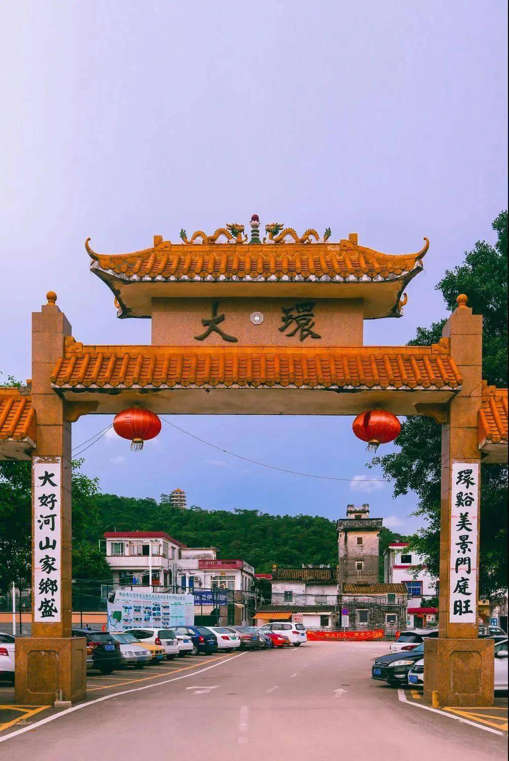 大环村艺术精美的"碉楼村"中山"情侣路"向临海方面延伸,火炬区在永春