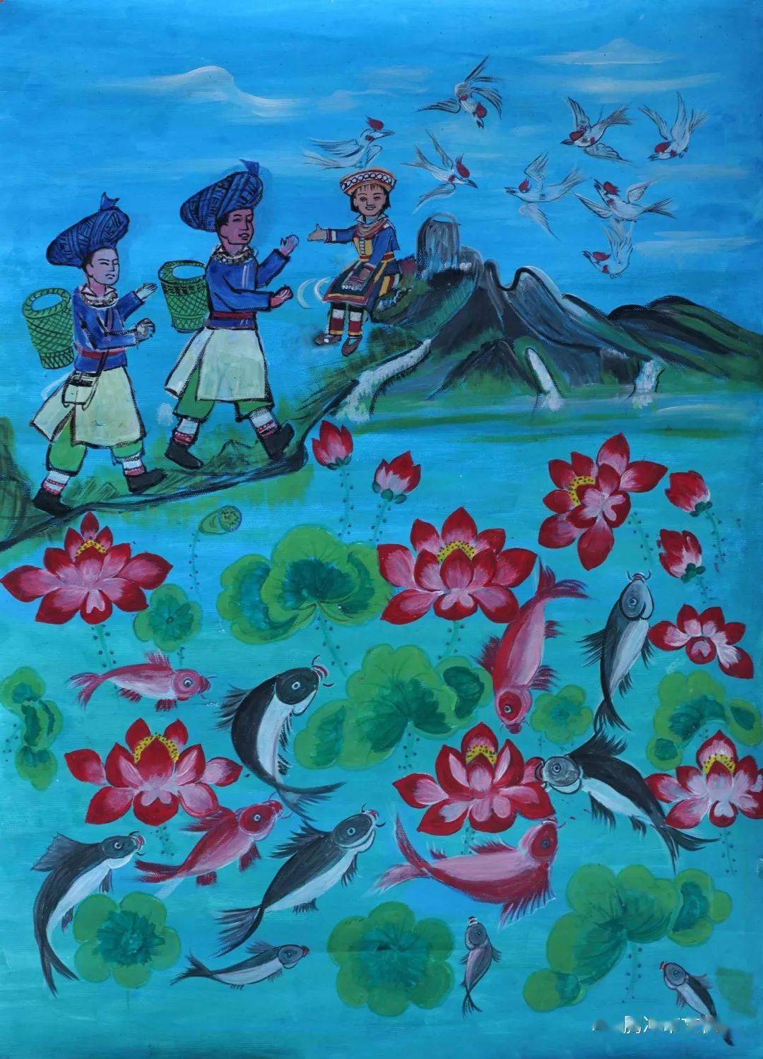 端午安康一起来欣赏农民画里的腾冲