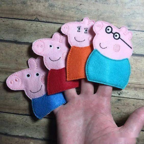 妈妈给孩子做的指偶,听起故事来立马变得更有趣味!