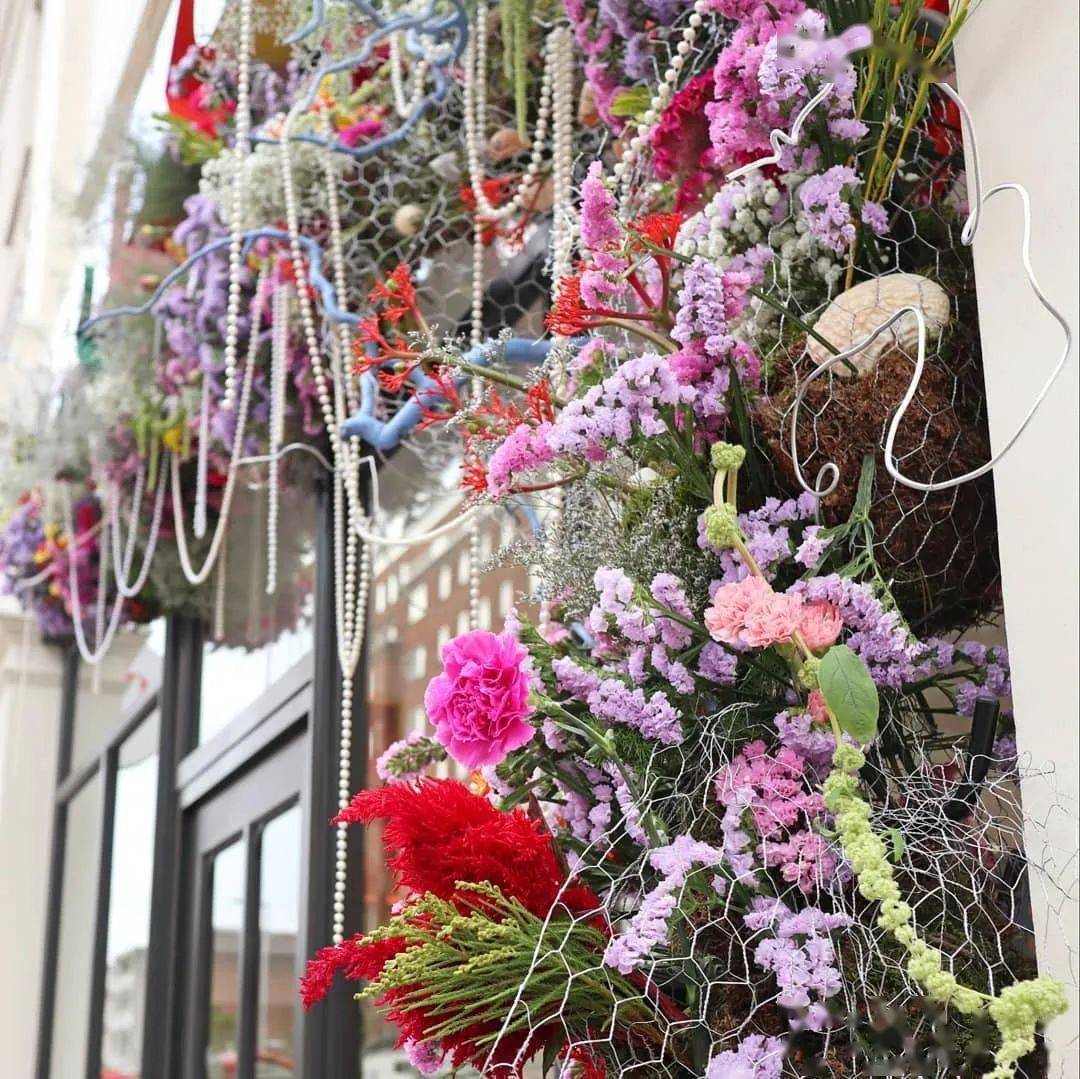 花艺师 | 一大波花艺橱窗来了,绝对视觉盛宴!_手机搜狐网