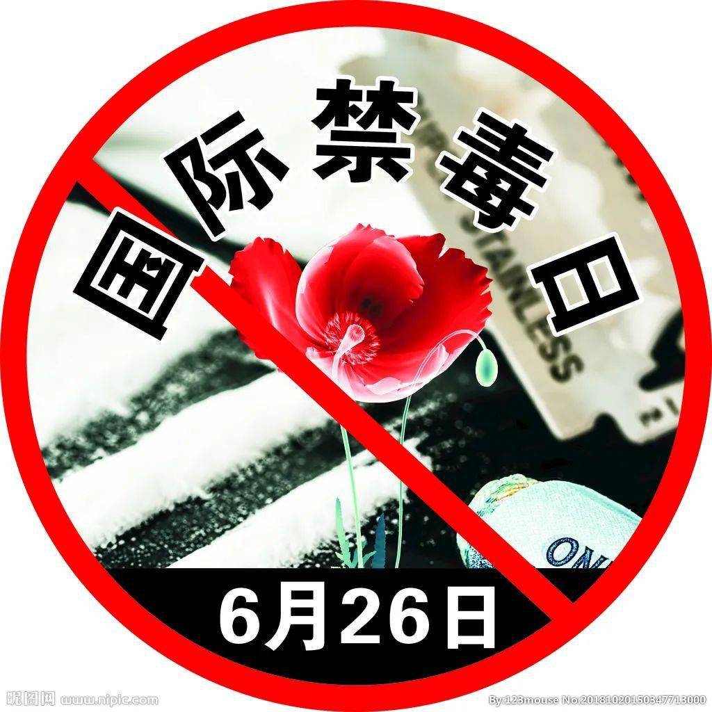 卫生健康宣传日6月26日国际禁毒日健康人生绿色无毒附宣传视频