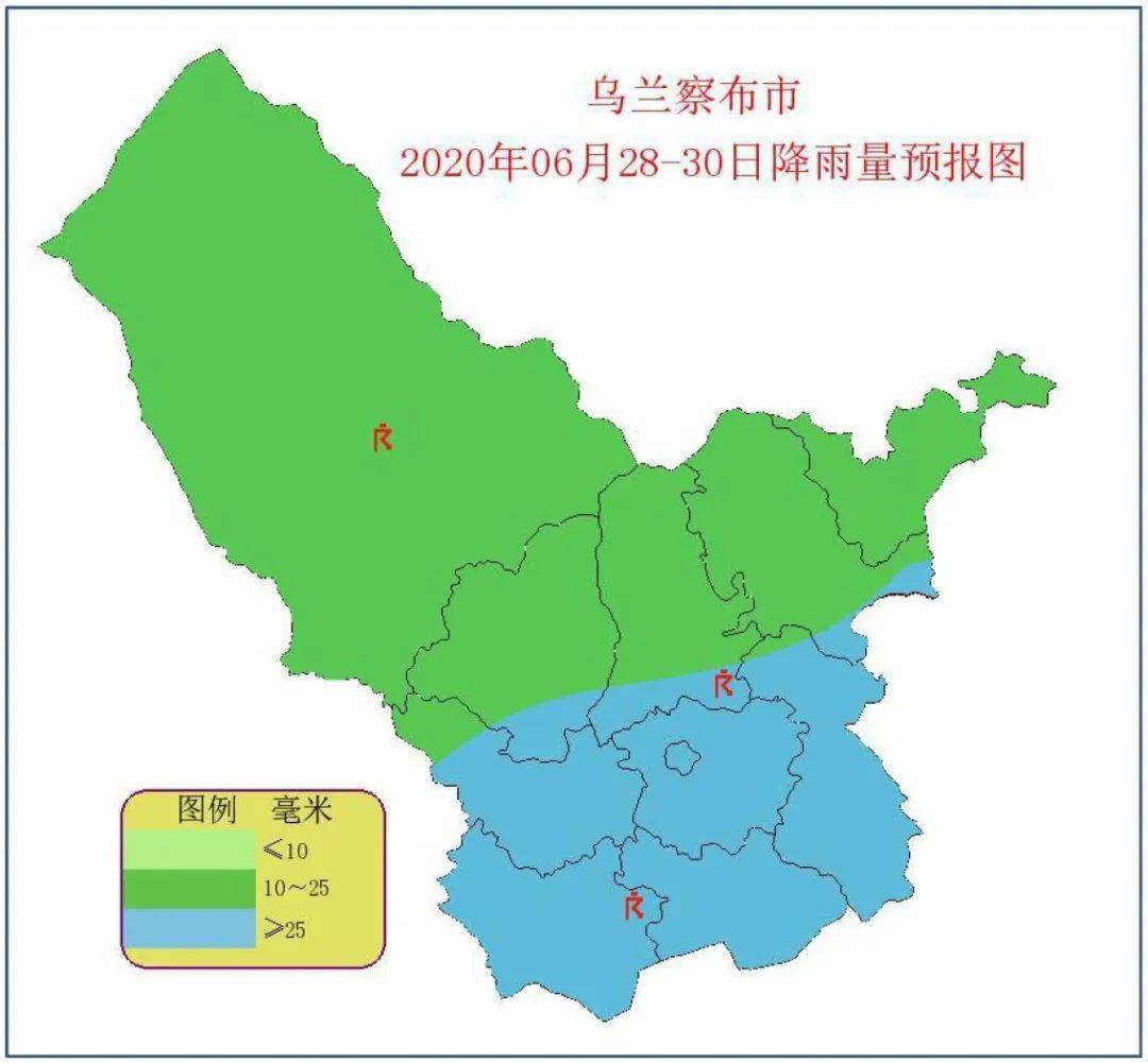 雷電大風內蒙古將迎來大範圍降雨烏蘭察布天氣