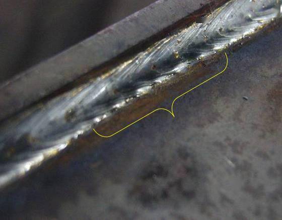 焊缝压痕图片