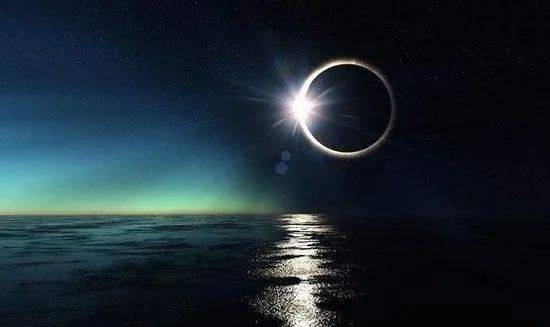 你真遗憾日全食是同一种声音他们发出的低吟在月光下一位诗人嚎叫