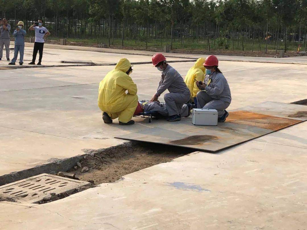 乐陵市举办危险化学品生产安全事故现场处置应急救援演练