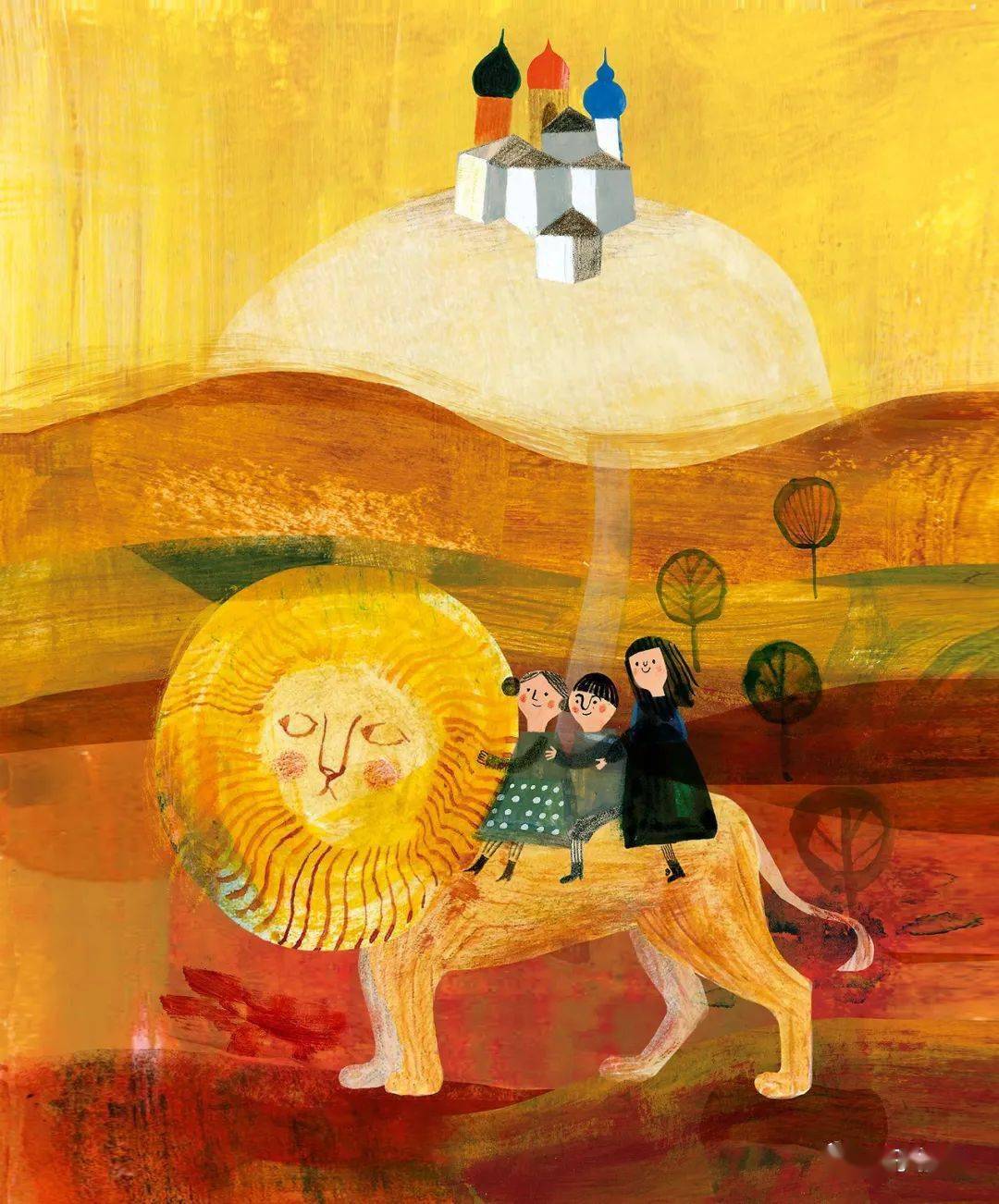 儿童绘本插画师ewapoklewskakoziello的绿野丛林