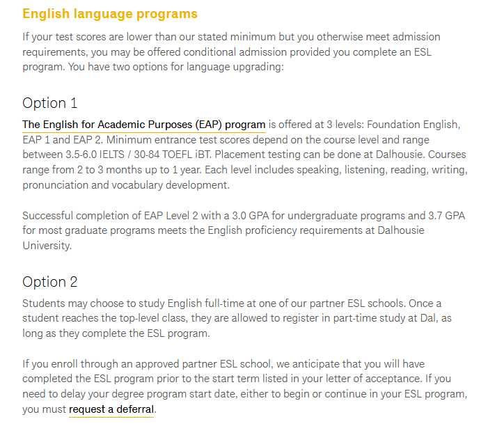 阿尔伯塔大学大部分学校可以提供双录取的录取形式,但不同学校会有