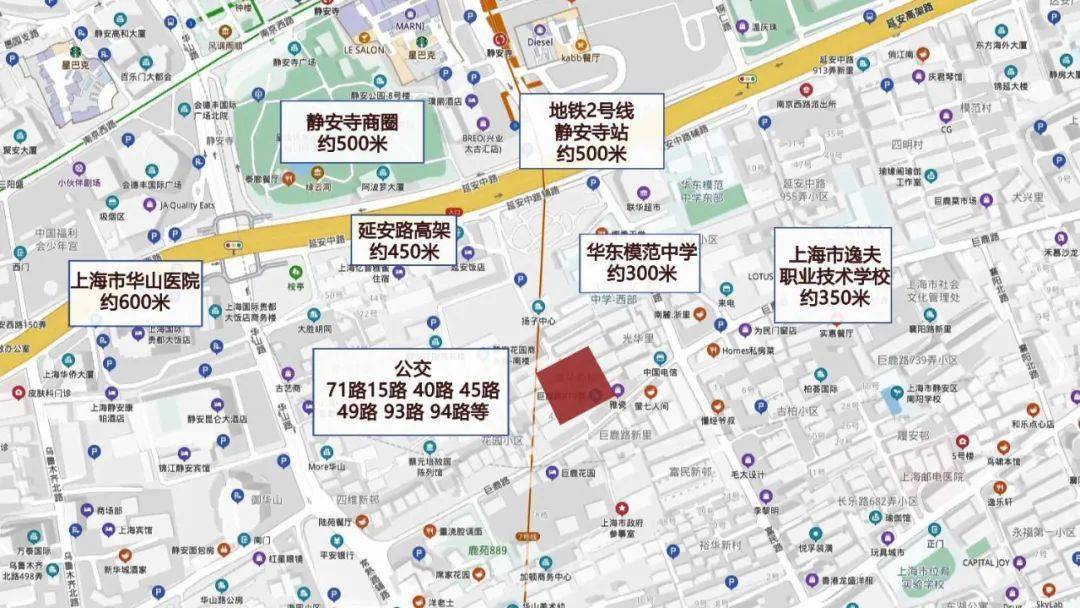 上海巨鹿路地图图片