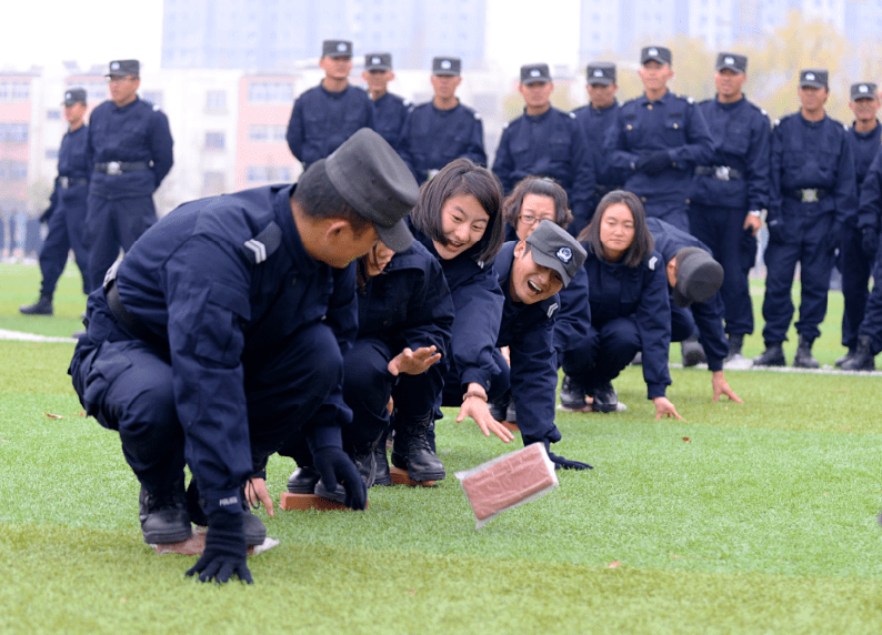 新疆警察学院训练图片