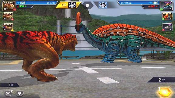 班克侏罗纪世界游戏霸王龙vs混种恐龙副解析龙恐龙公园