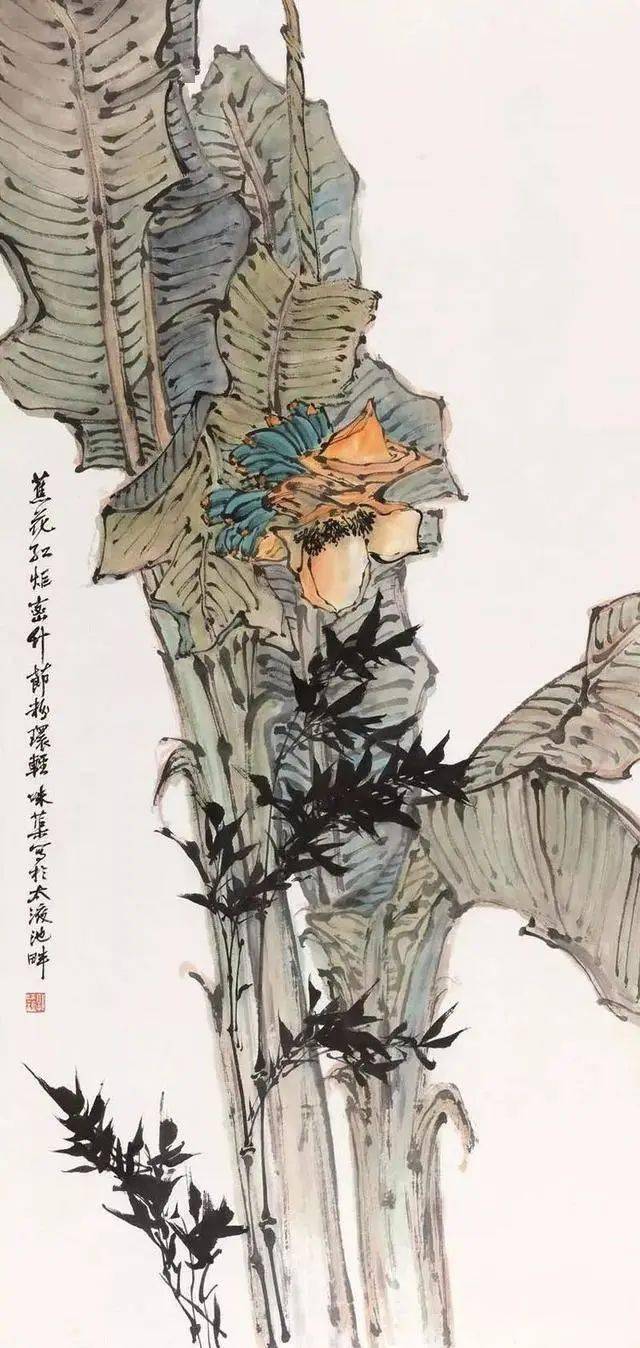 郭味蕖二十世纪最具代表性的花鸟画大家作品欣赏