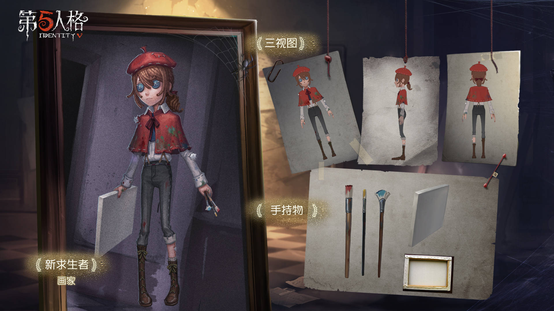 第五人格画家小哥哥终于来了原画里有隐藏线索一起分析吧