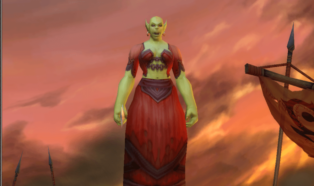 女侏儒,毕竟颜值摆在那里,男侏儒的数量本身就很少,再加上战士这个