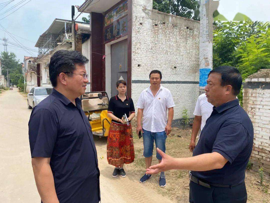 县政府副县长李涛到平岗镇邢楼村开展"三·五"基层工作日活动.