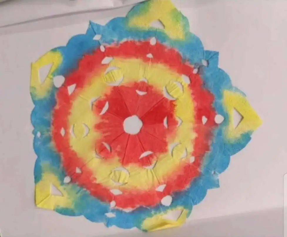 布染t桖diy牛眼图案对角线条纹