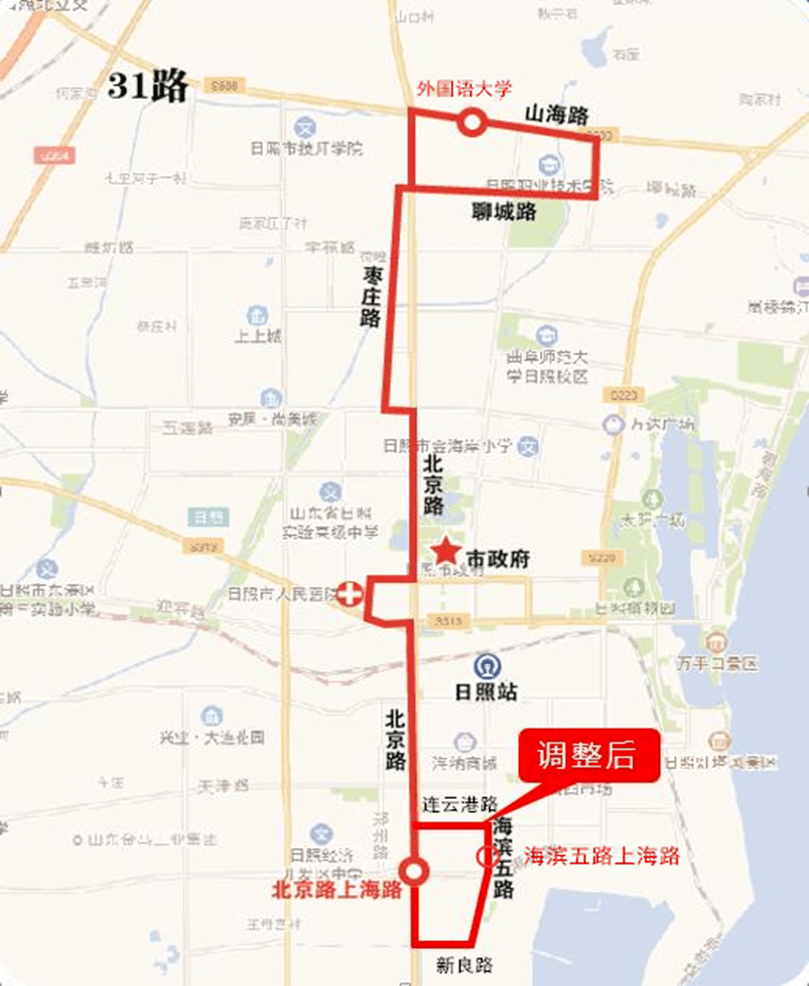 北京公交31路线路图图片
