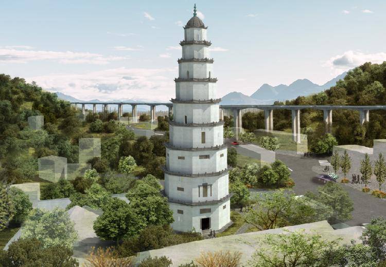 经过半年多修缮,南岸这座百年古塔今夏与你相见!