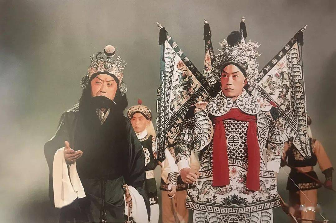 《借东风》 马连良 饰 诸葛亮,孙毓堃 饰 赵云总之,马派表演艺术的