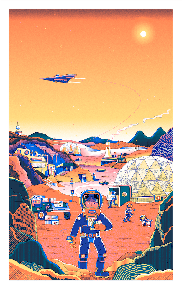 西班牙插画师andrés lozano:趣味性