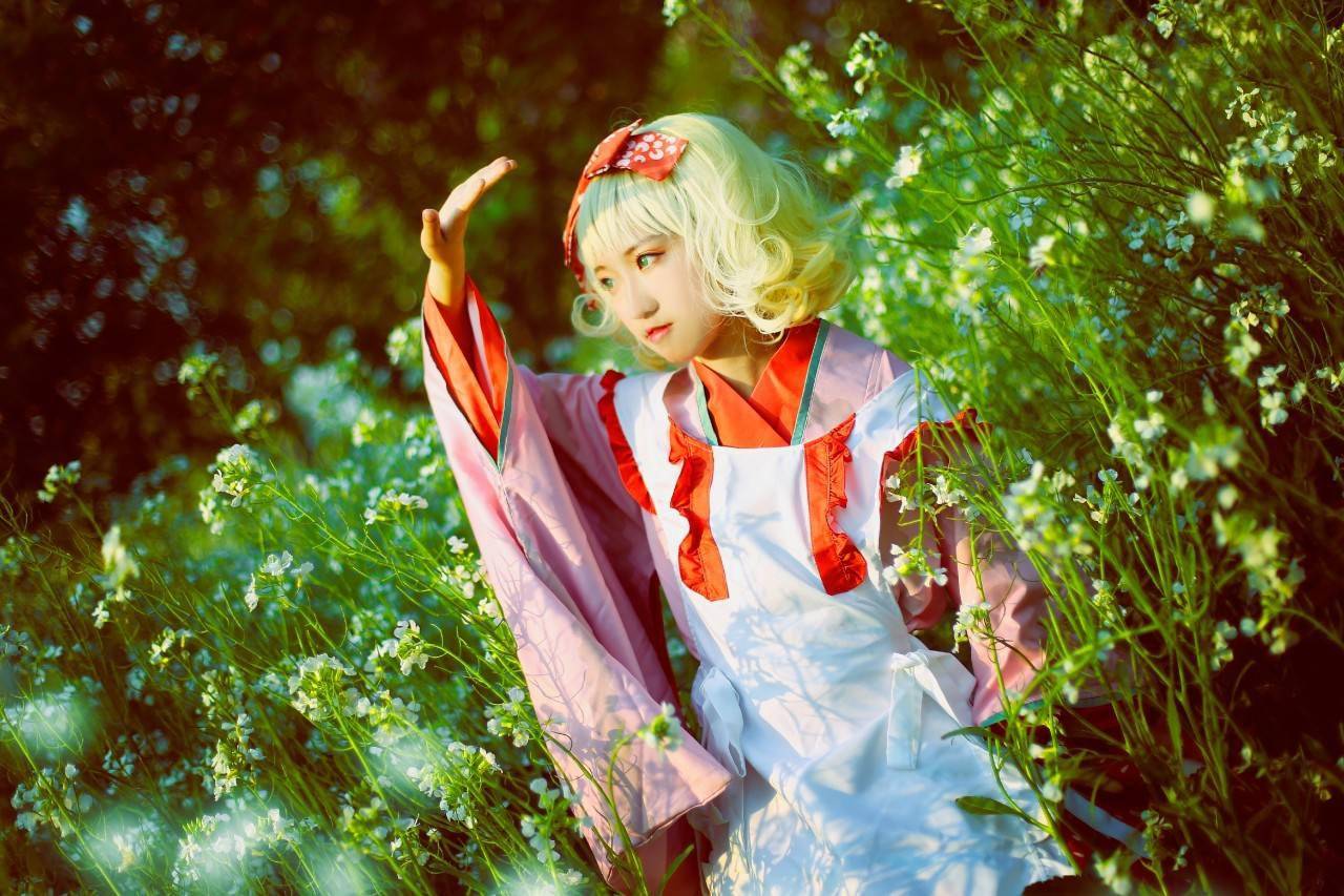 蔷薇少女雏莓大正和服cosplay