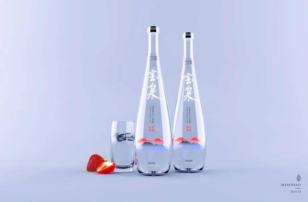 这些矿泉水的包装设计也不输