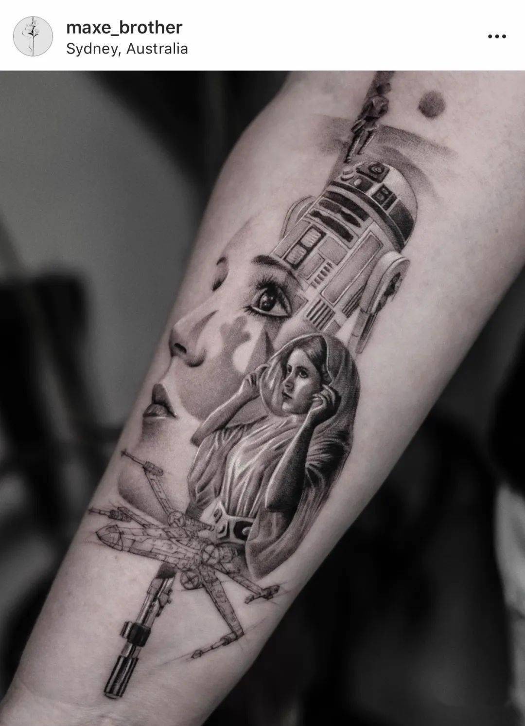 smrzhao纹身推荐第240期黑白动植物肖像单针几何写实精致花臂