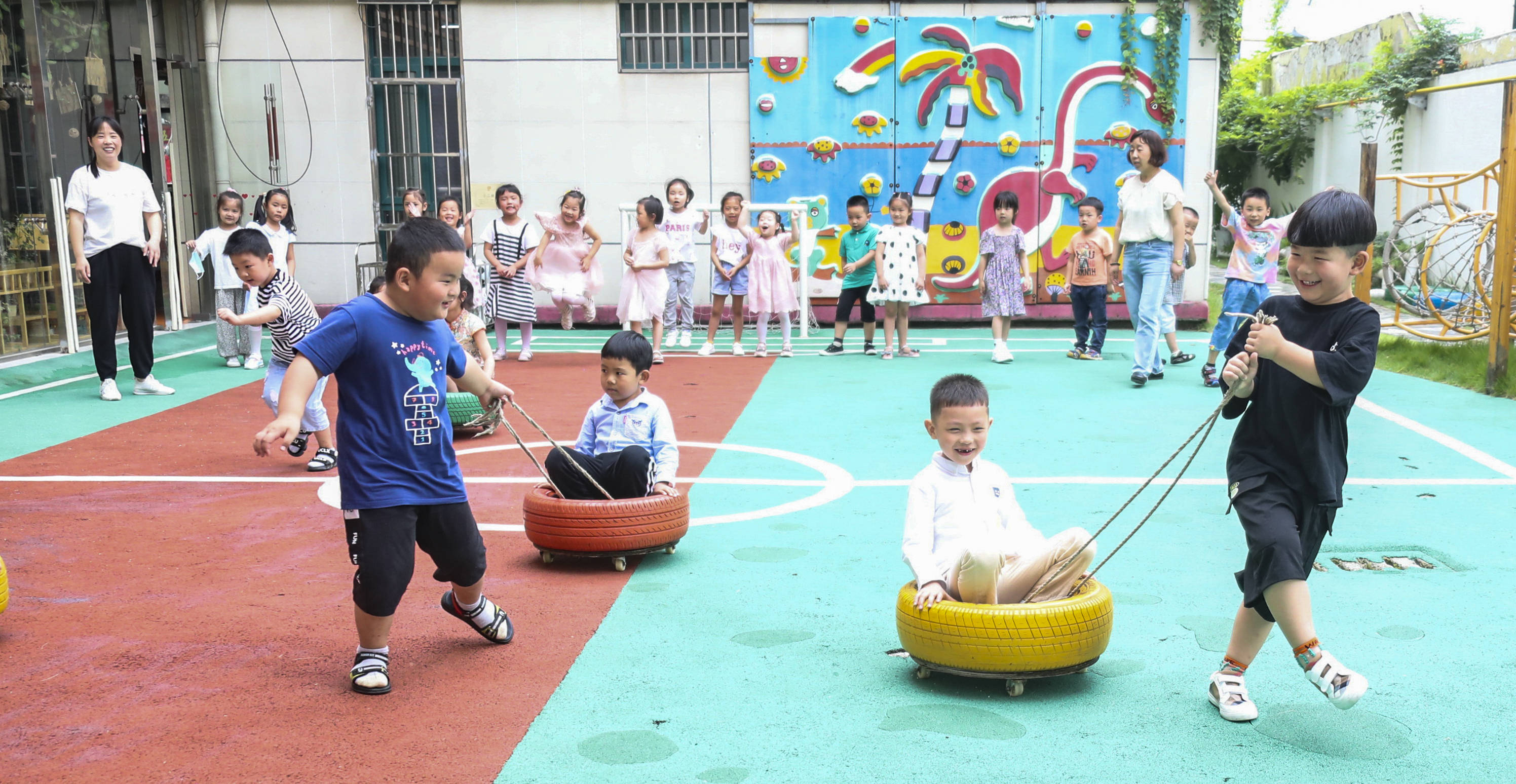 幼儿园运动美篇图片