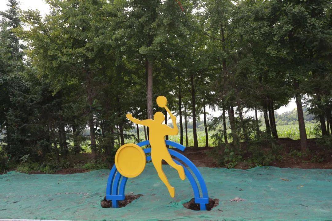 游乐设施雕塑凉亭步道淄博这4个带状公园建成这样了