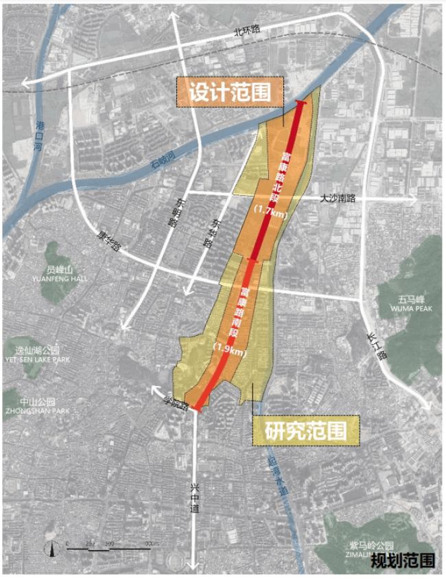 效果图流出石岐总部经济区这里将打造宜居宜业宜游的景观道路