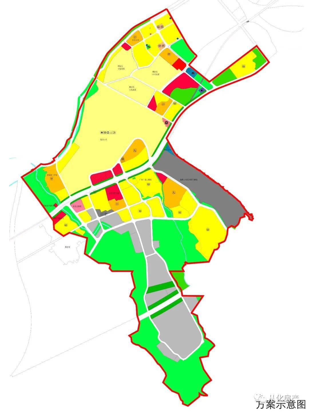 从化地铁14号线赤草站片区控制性详细规划方案征询意见公示