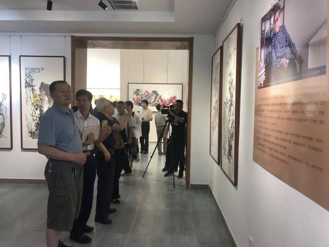 中国当代著名兰竹画家王烈先生80岁国画新作展在东营市美术馆隆重开幕