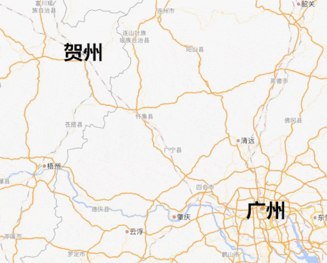 广西贺州地理位置图图片