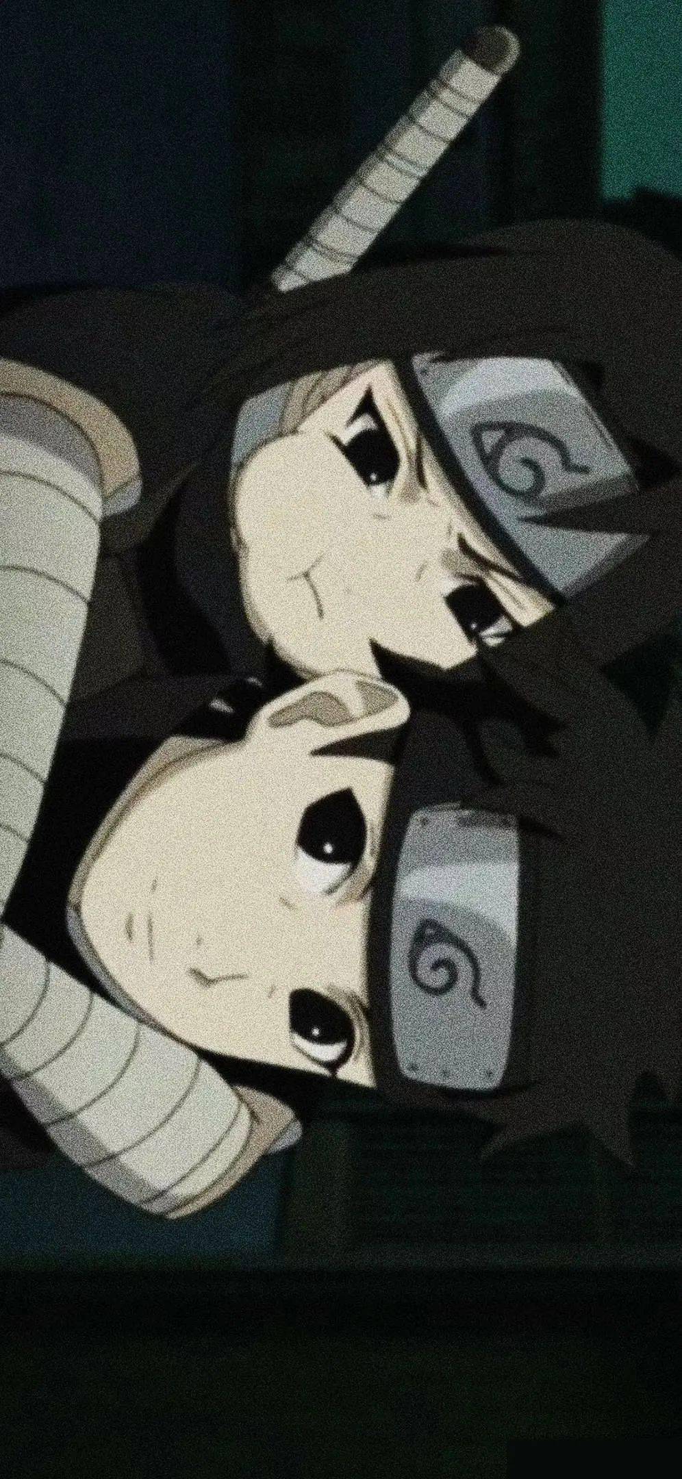 火影壁纸cp组鼬和止水