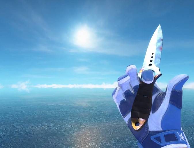 csgo又是一把20万的皮肤国内玩家开出天价全蓝海豹短刀