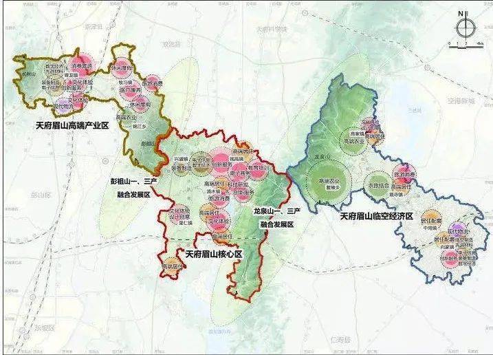 【图:眉山环天府新区经济带规划】如果你觉得圆中集团只是局限于此