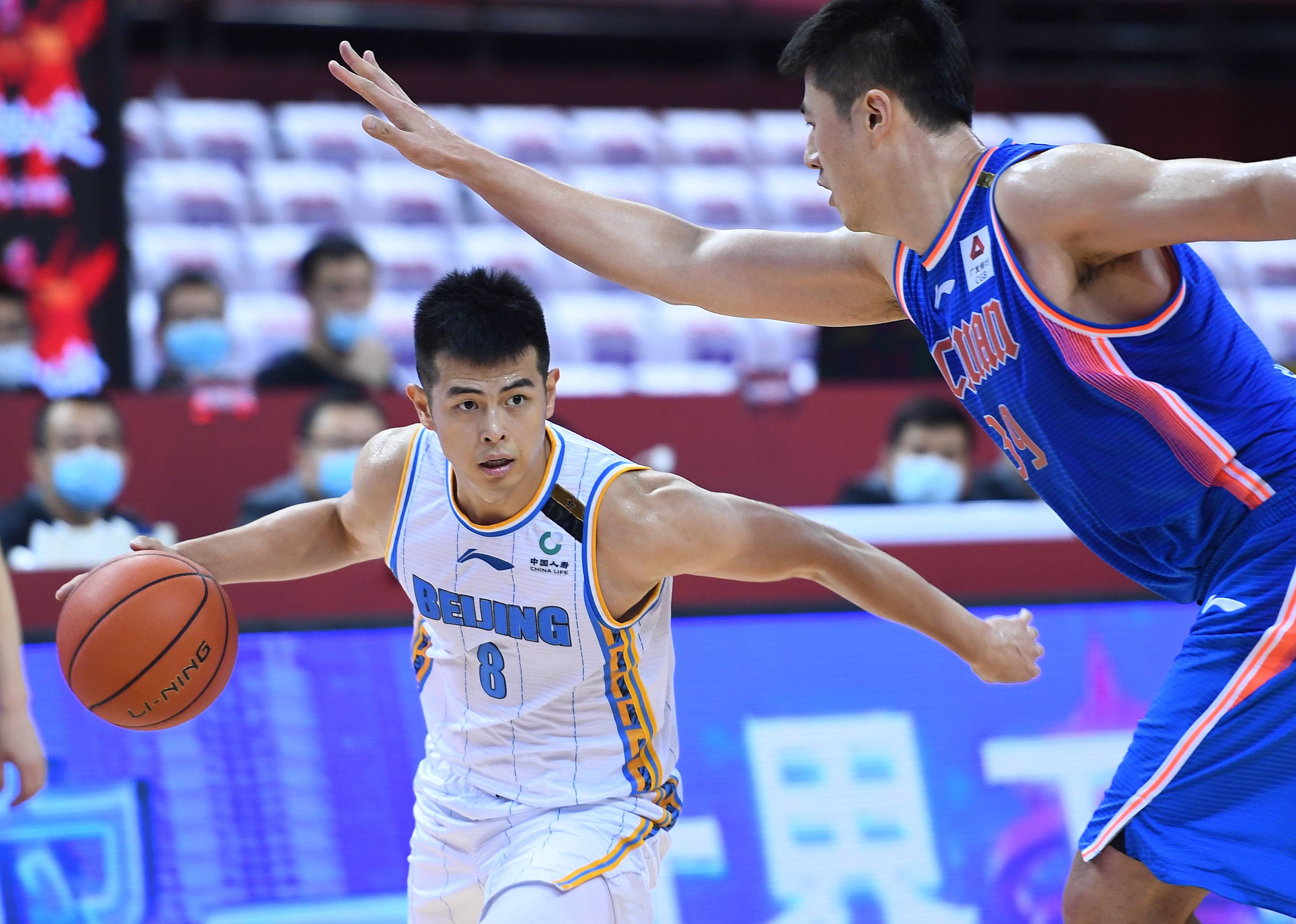 篮球——cba复赛第二阶段:北京首钢胜四川五粮金樽