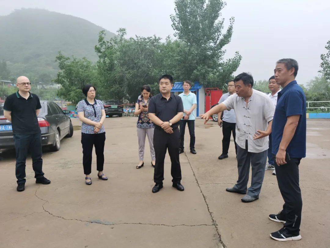省文旅厅莅临督导检查石家庄市鹿泉区西部长青景区旅游防汛工作