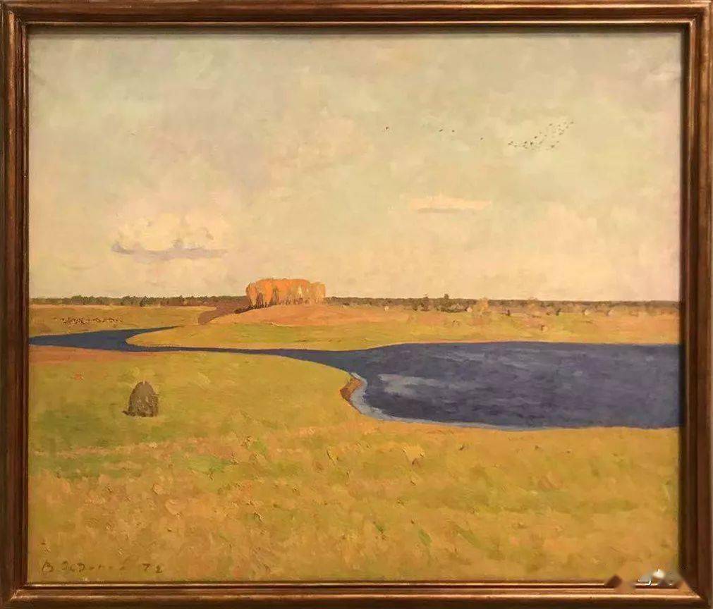 写生啦浪漫深邃的银灰调子67俄罗斯人民艺术家西多罗夫作品